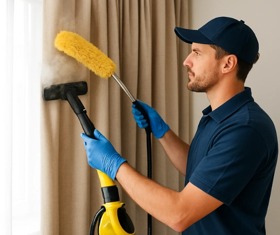 Trusted drapes cleaning technician Matty Curtain Cleaning gwynneville-nsw QLD