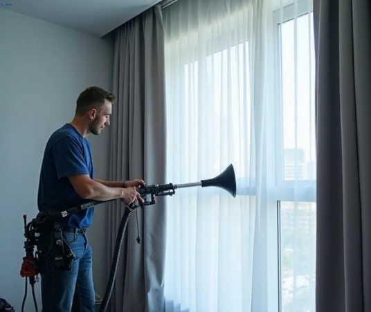 Professional drapes cleaning process tools Matty Curtain Cleaning gwynneville-nsw